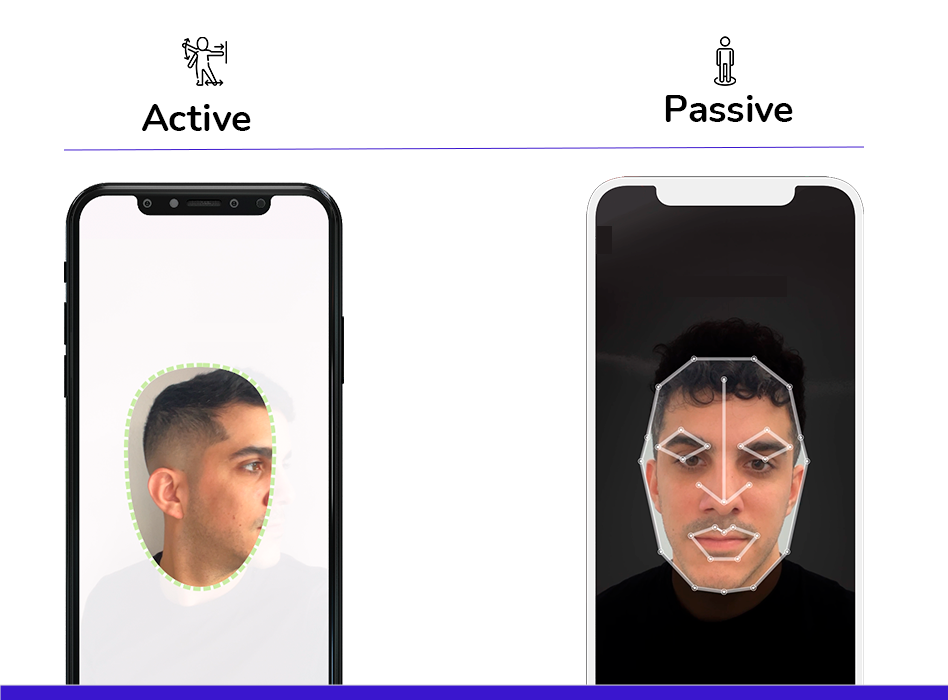 Active vs Passive liveness detection activo y pasivo